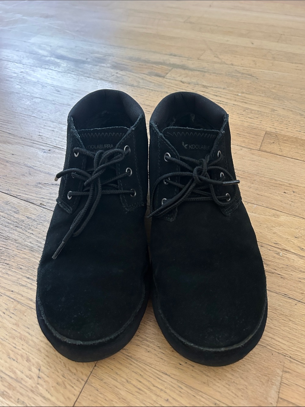 Koolaburra Black Suede Lace-Up Chukka